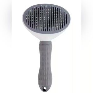 One-Click Cat and Dog Slicker Brush Effortless Deshedding, Reduces Home Fur